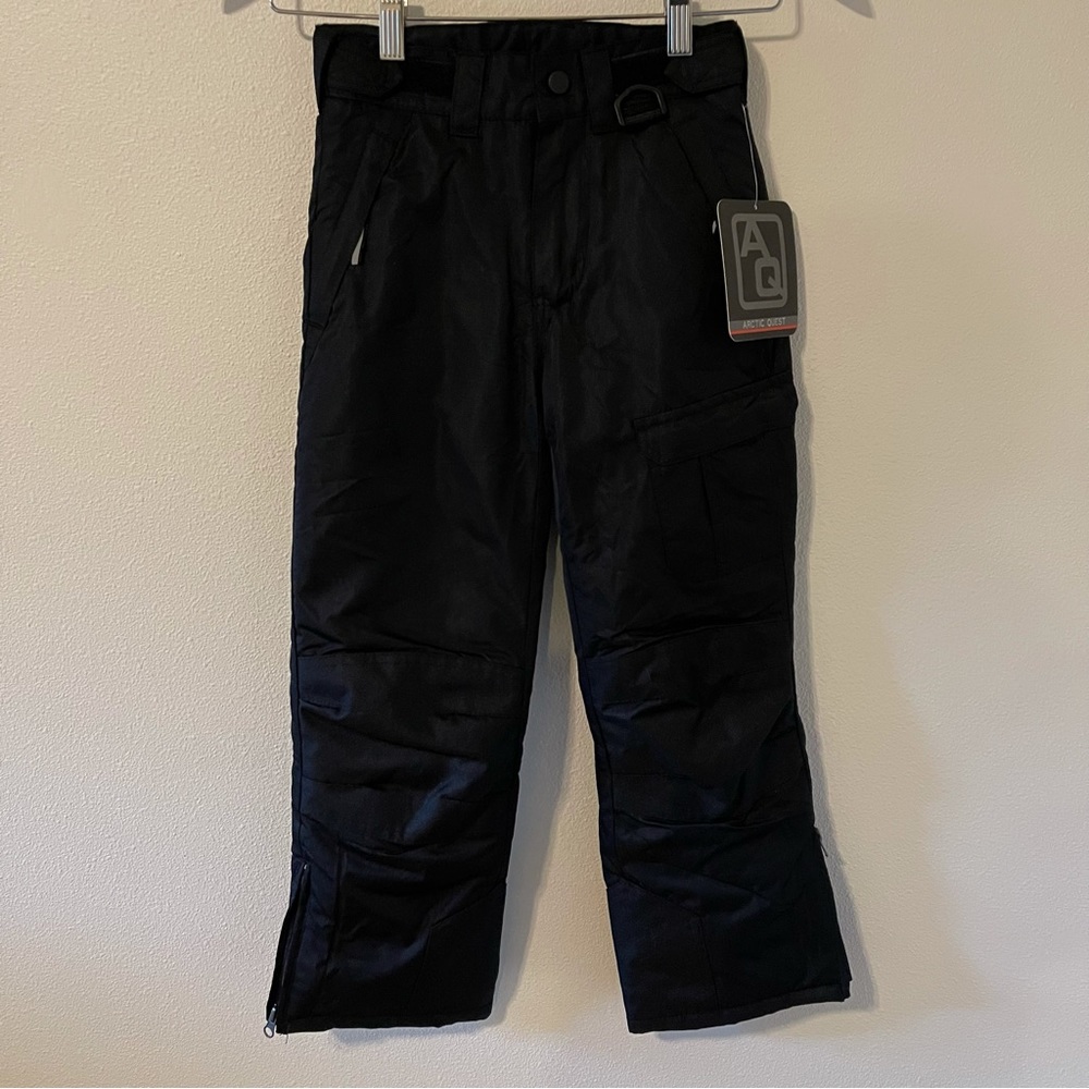 Arctic Quest Insulated Snow Pants Black water Resistant NWT-XS (5/6)